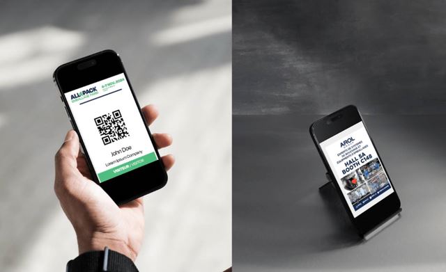 an example of a visitor e-badge